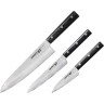 Набор из 3-х ножей SAMURA 67 DAMASCUS SD67-0220M/K
